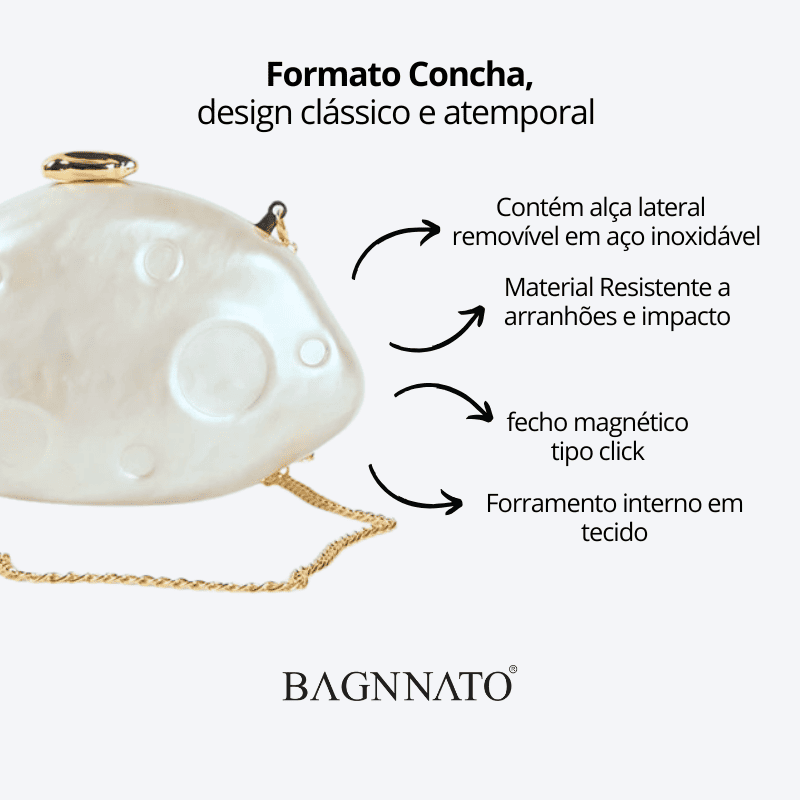 Bolsa em Acrílico Feminina Lila