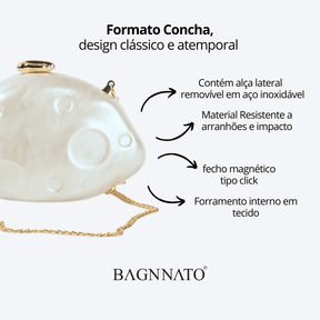Bolsa em Acrílico Feminina Lila