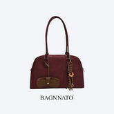 Bolsa em Couro Camurça Genuíno Feminina Aurora